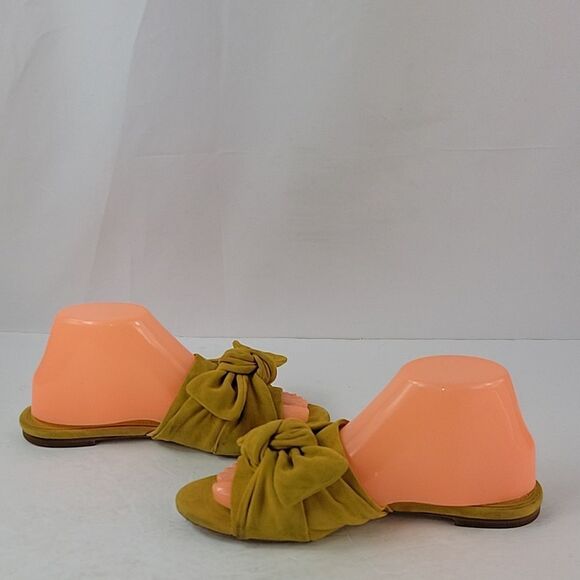 Tory Burch Annabelle Bow Top Mustard Women's Slide - Picture 4 of 14